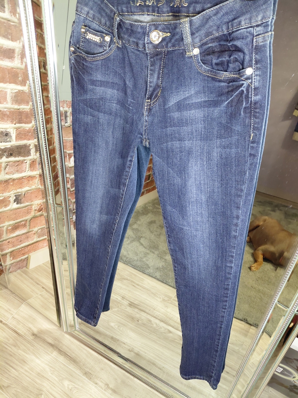 L.A. STAR RINESTONED JEANS